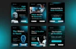 Blue Contrast AI Assistant instagram Carousel Post- canva - Image 2