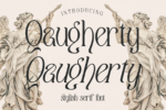 Qaugherty Stylish Serif Font - Image 10
