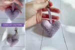 Mini Keychain Heart Crochet Pattern - Image 2